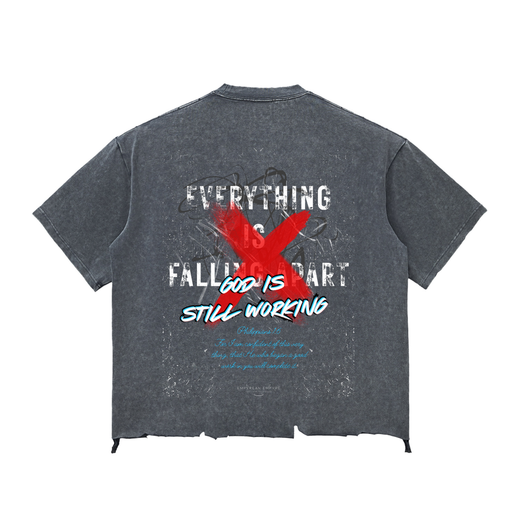 Redacted Hope Snow Wash Boxy Tee