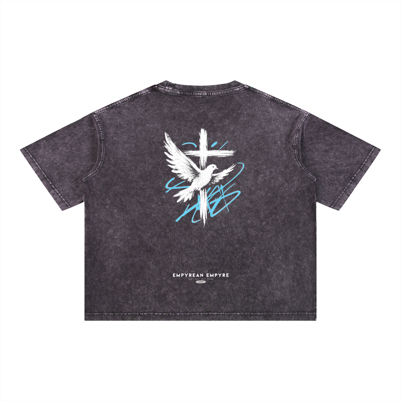 Sent Not Self Made Mineral Wash Boxy Cotton Tee