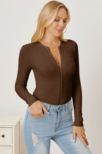 Sleek Essentials Long Sleeve Bodysuit