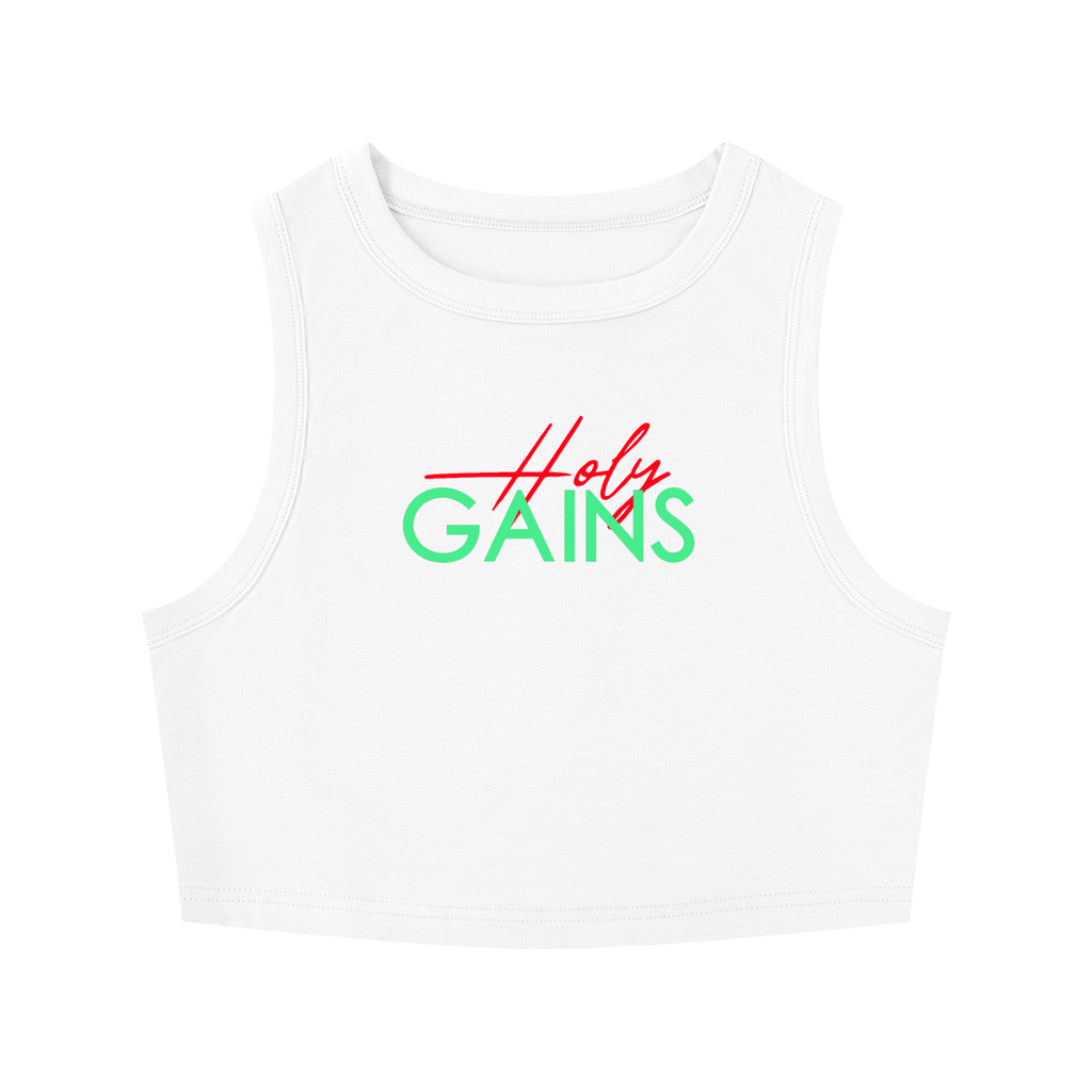 Holy Gains Crop Tank Top