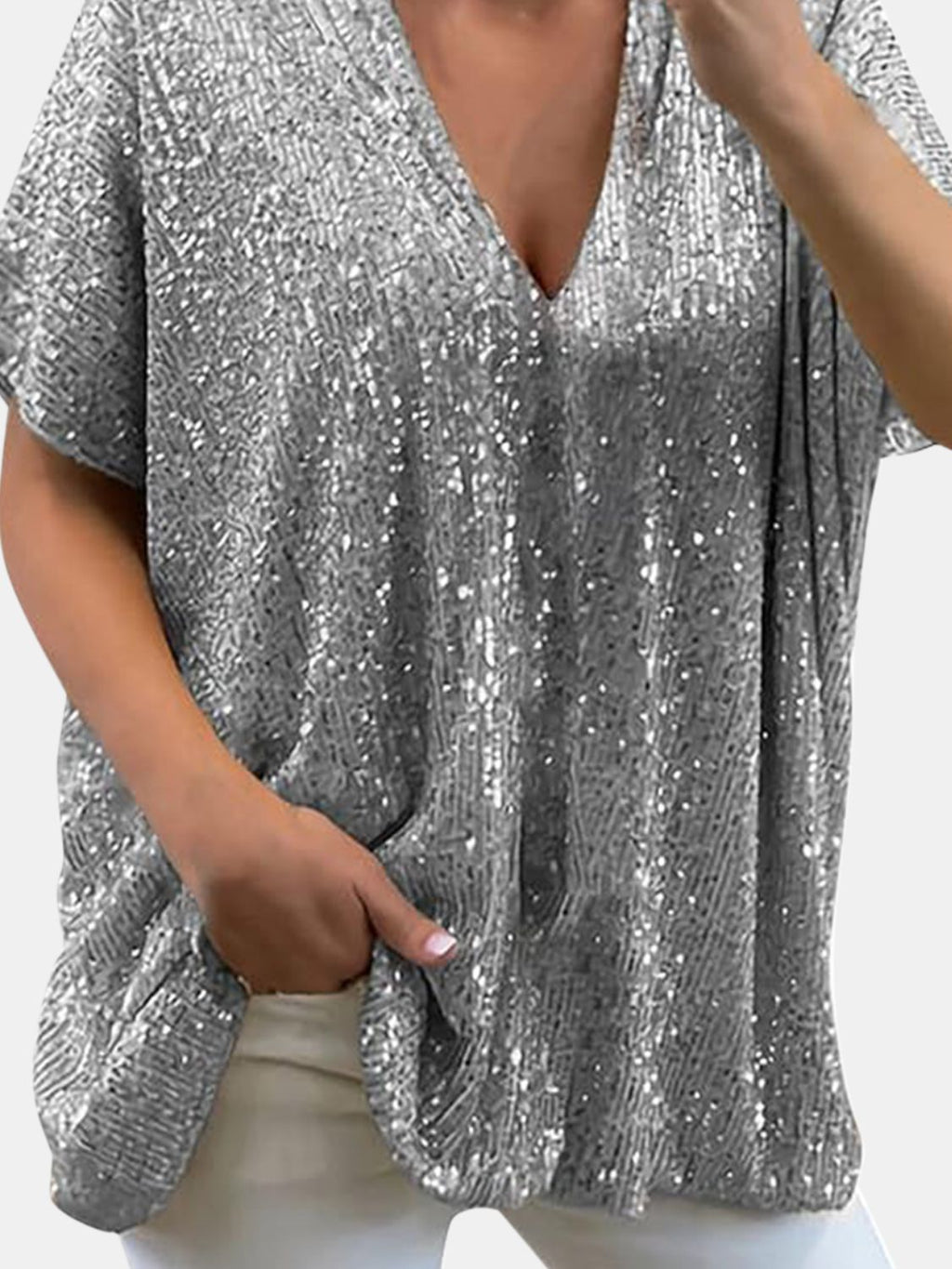 Shimmering Glam Top