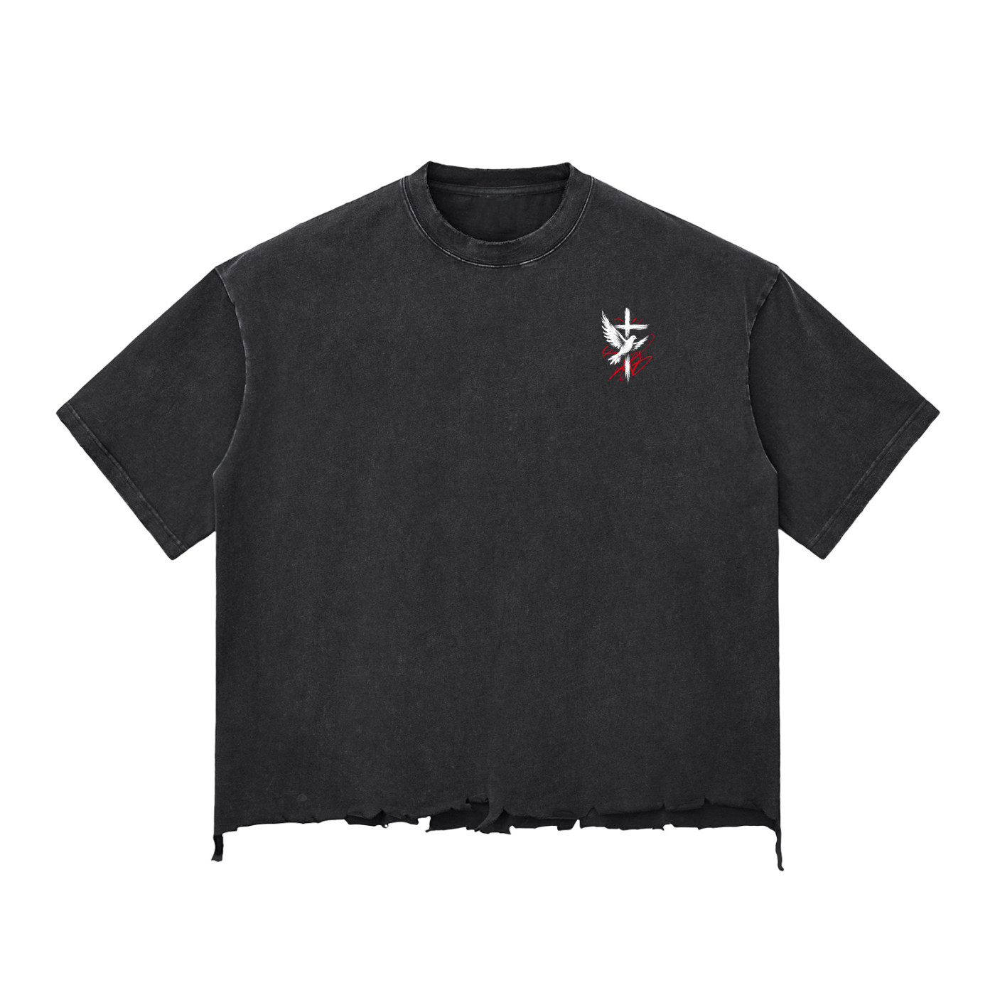 Esperanza Censurada Snow Wash Boxy Tee