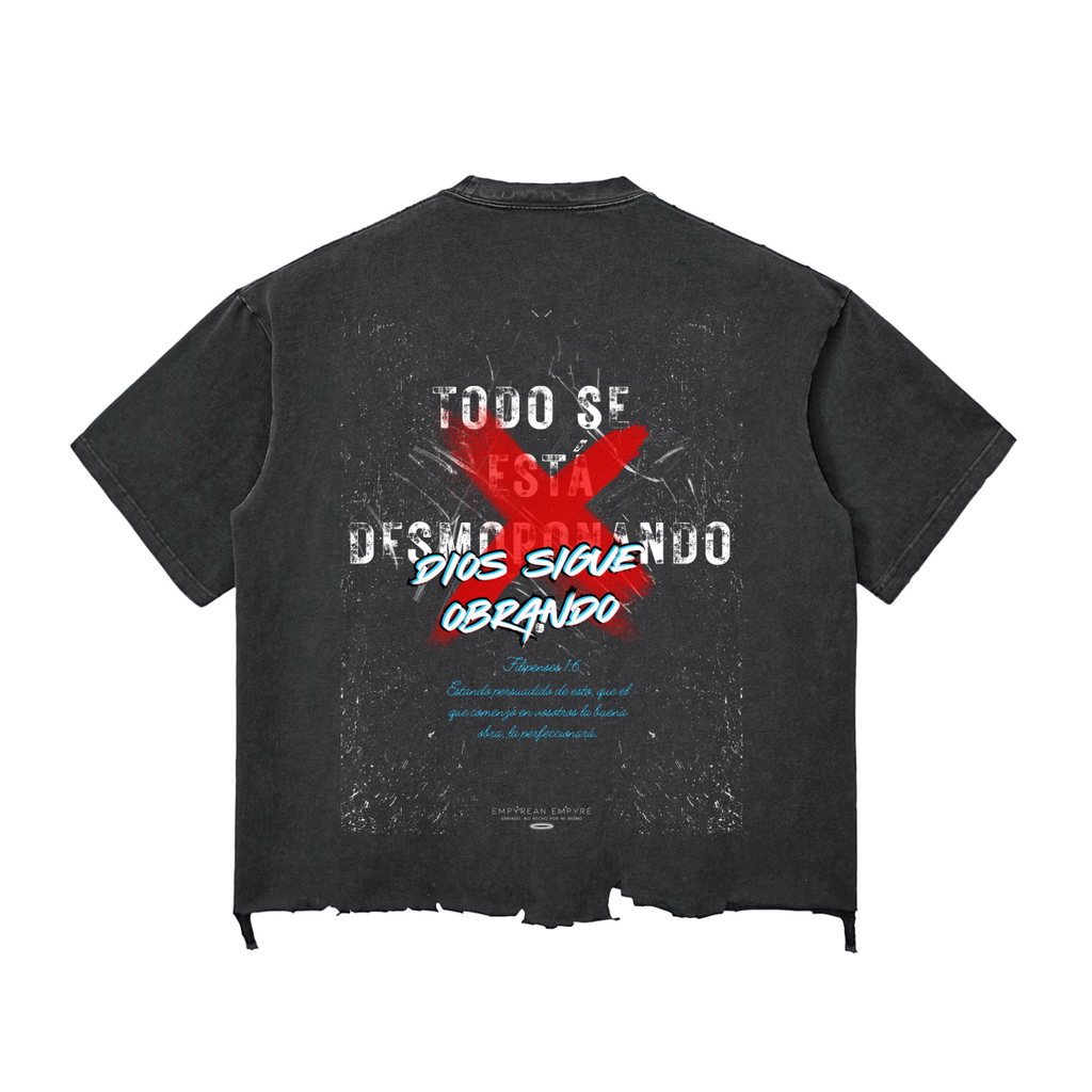 Esperanza Censurada Snow Wash Boxy T-Shirt
