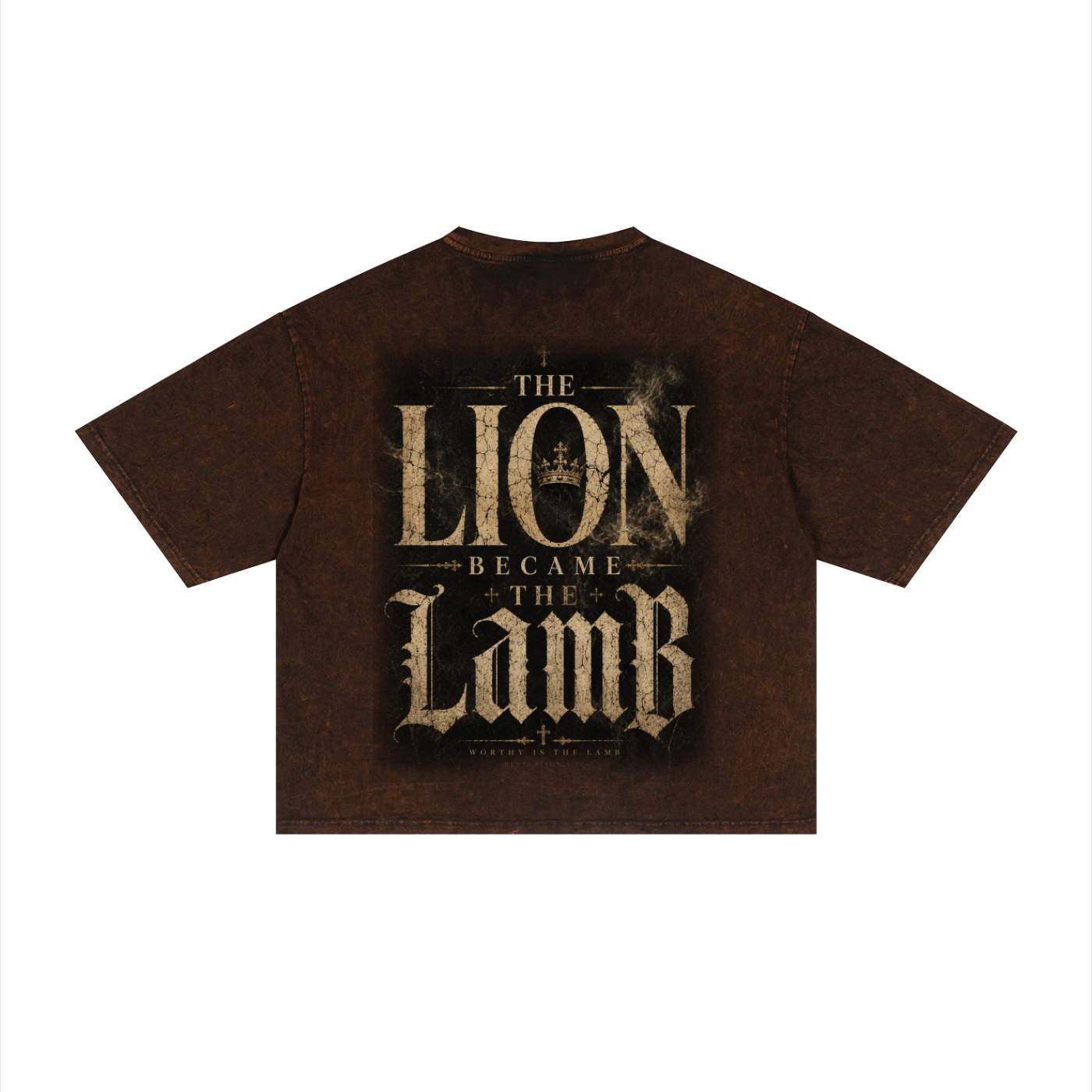 The Lion Became The Lamb Mineral Wash Boxy T-Shirt
