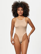 E-Classic Round Neck Wide Strap Bodysuit