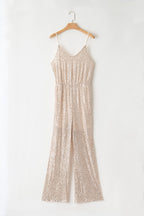 Starlight Sequins Wide-Leg Jumpsuit