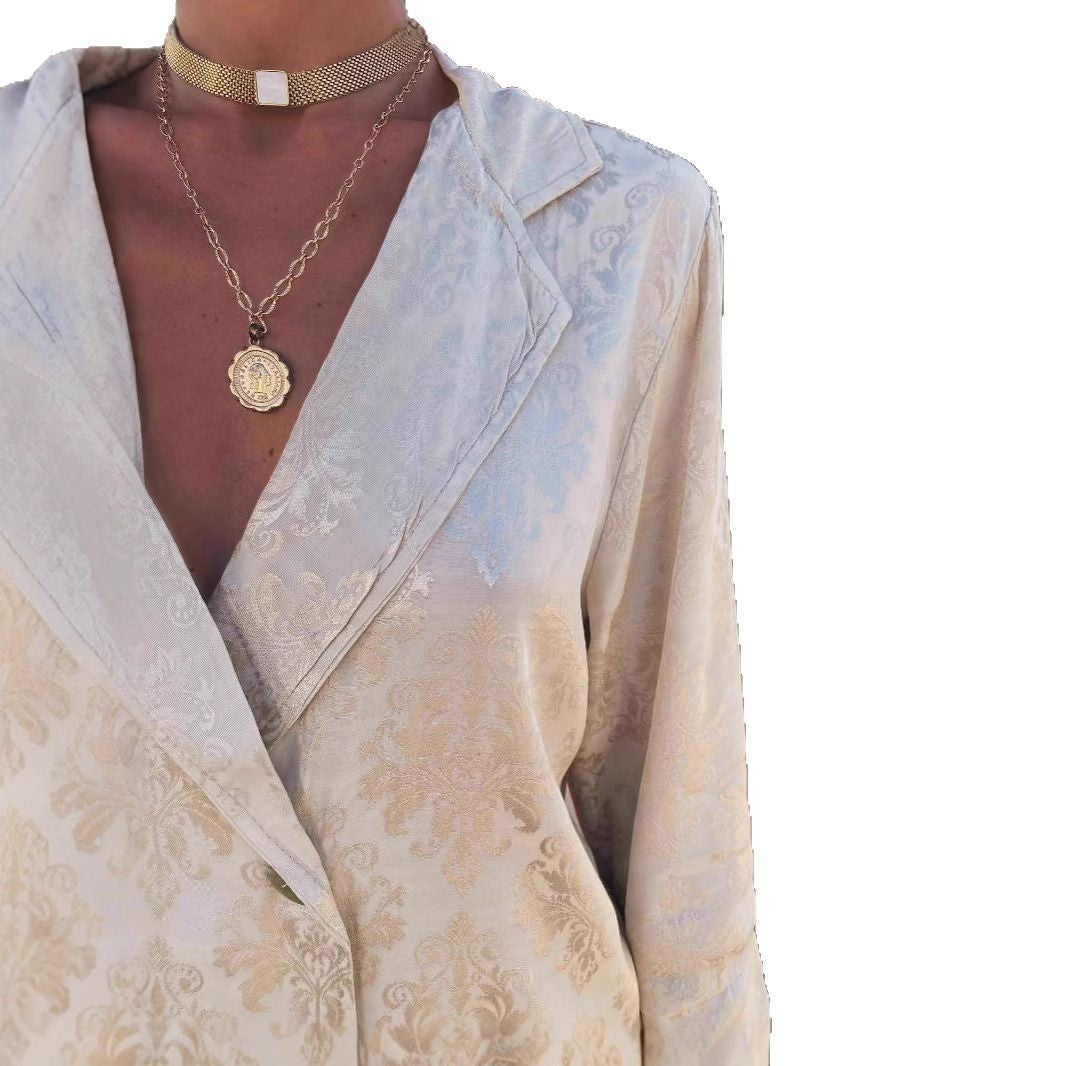 EuroChic Fashion Blazer & Pants Set