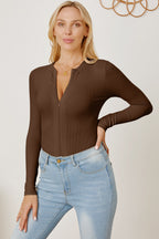 Sleek Essentials Long Sleeve Bodysuit