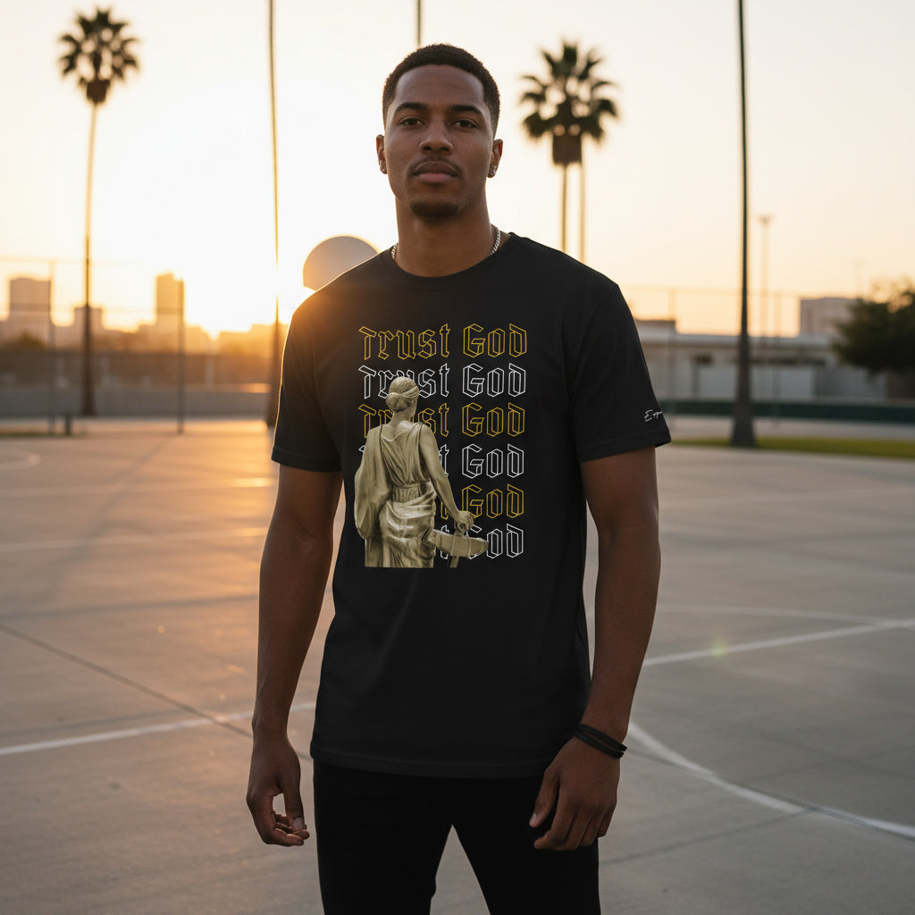 Sculpted in Trust Heavyweight Tee