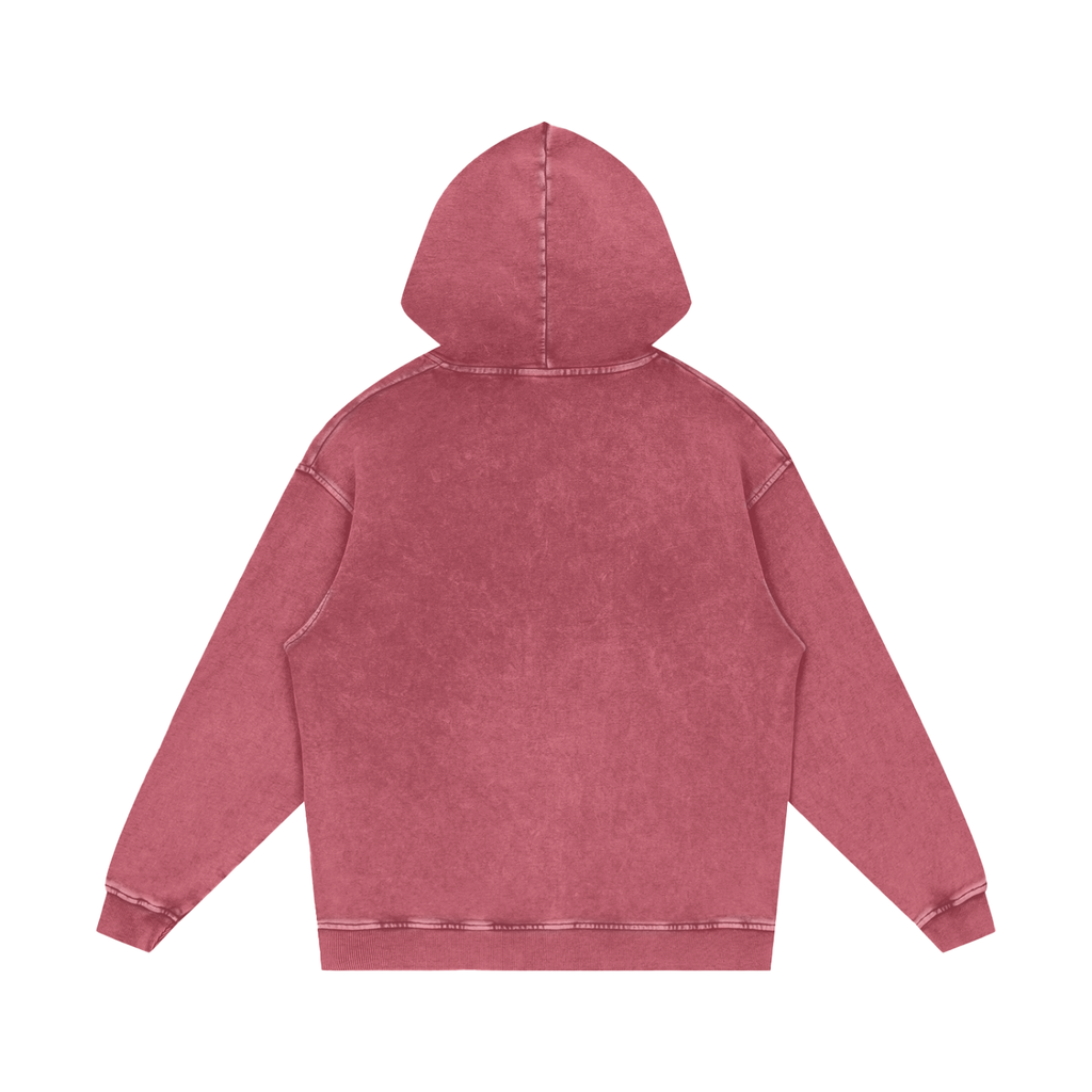 Sent Not Self Made Snow Washed Loose Cotton Hoodie
