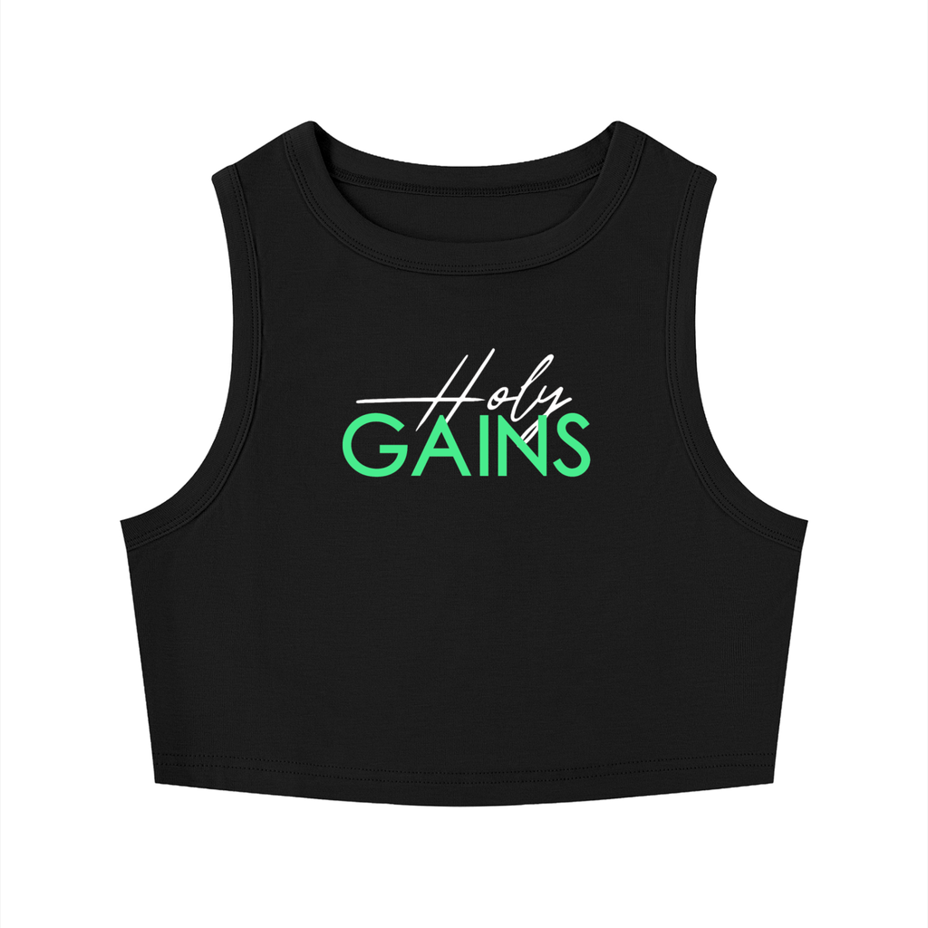 Holy Gains Crop Tank Top