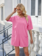 Hailey Casual Backless Romper