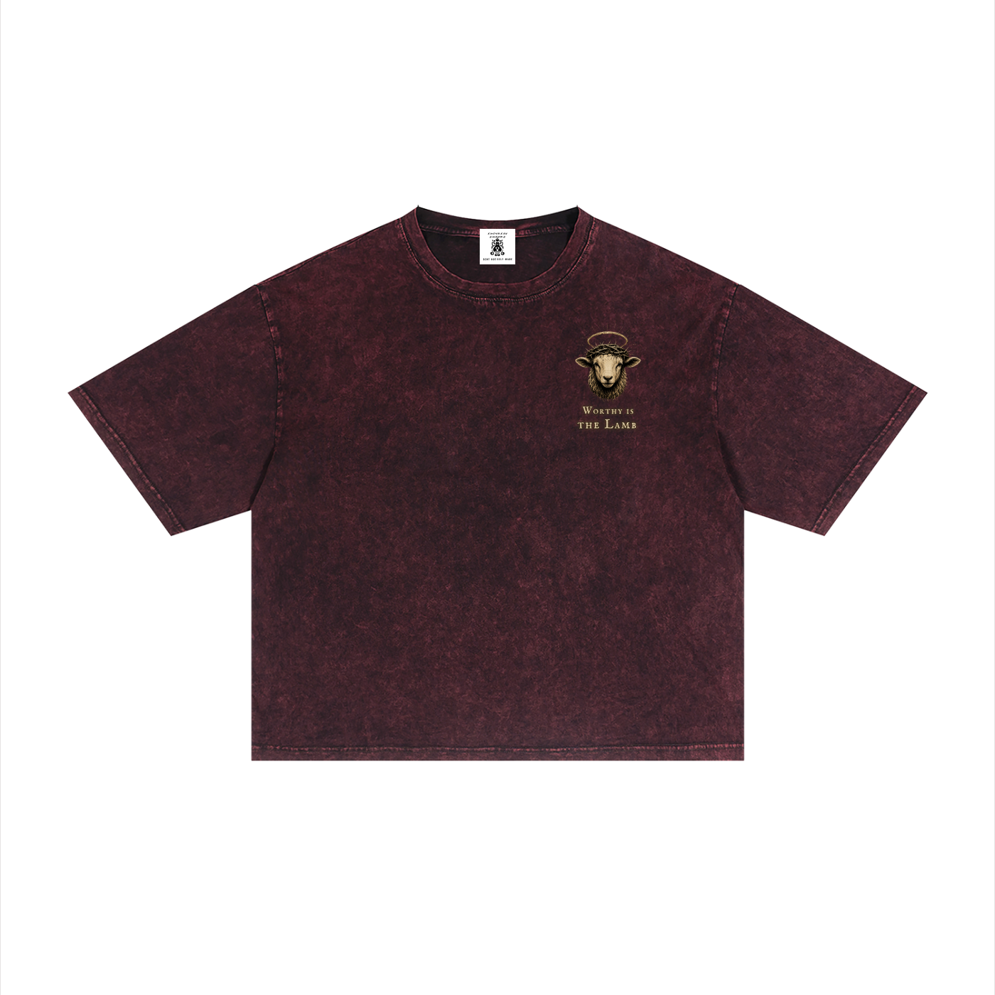 The Lion Became The Lamb Mineral Wash Boxy T-Shirt