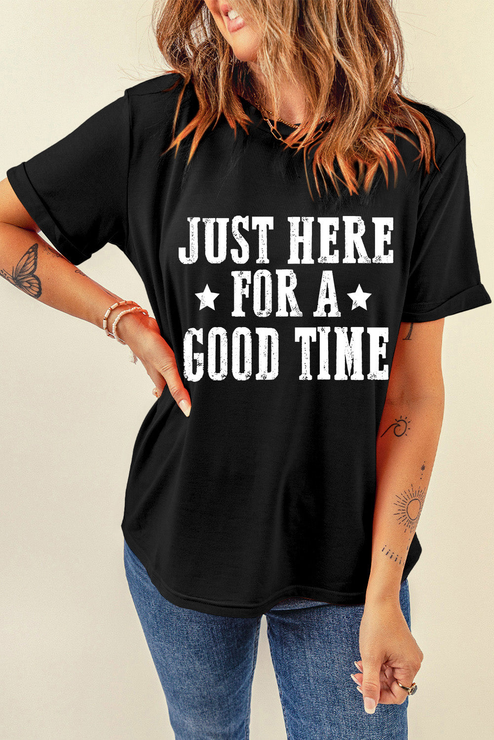 Just Here for a Good Time Tee