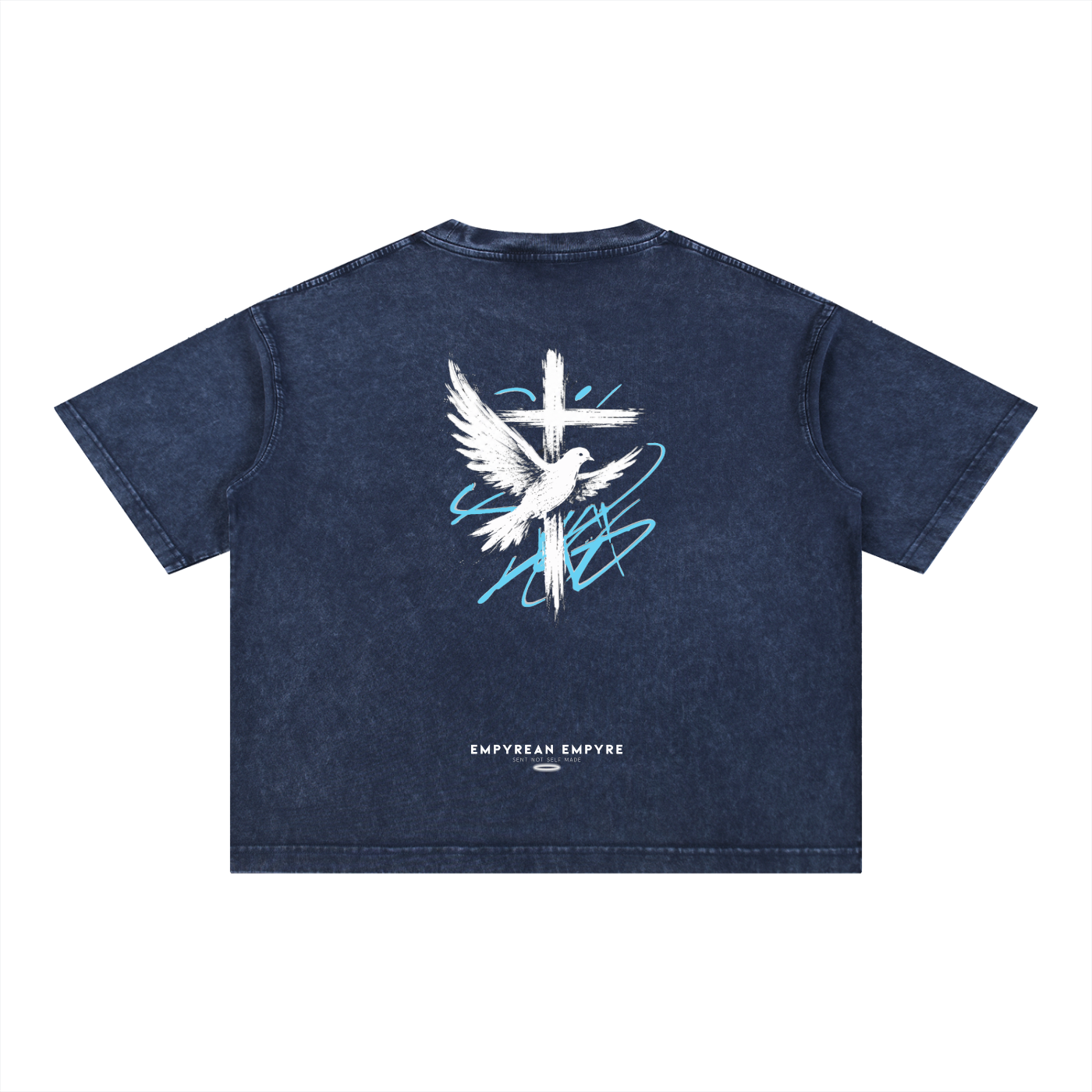 Sent Not Self Made Mineral Wash Boxy Cotton Tee