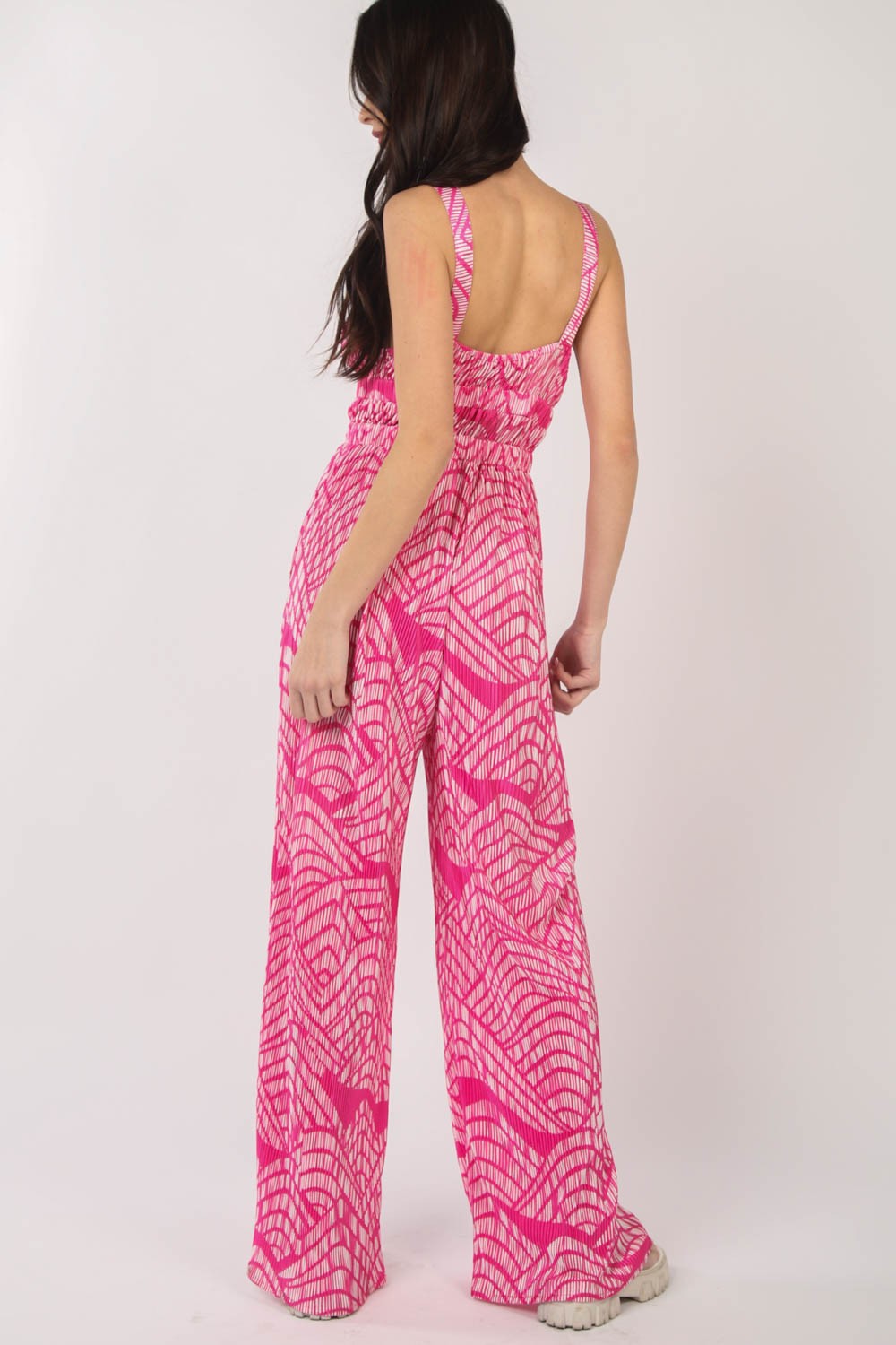 Elysian Leaf Plunge Jumpsuit