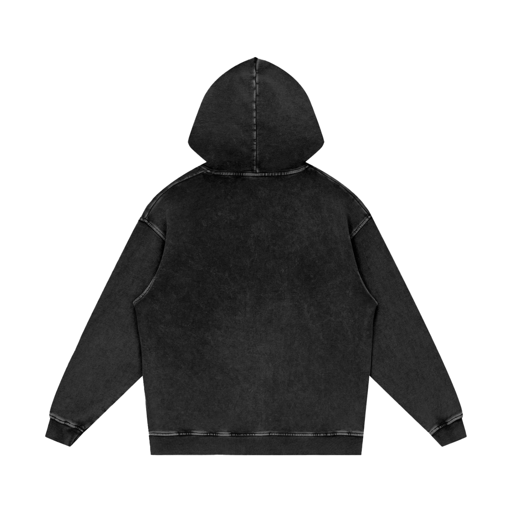 Sent Not Self Made Snow Washed Loose Cotton Hoodie