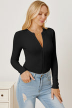 Sleek Essentials Long Sleeve Bodysuit