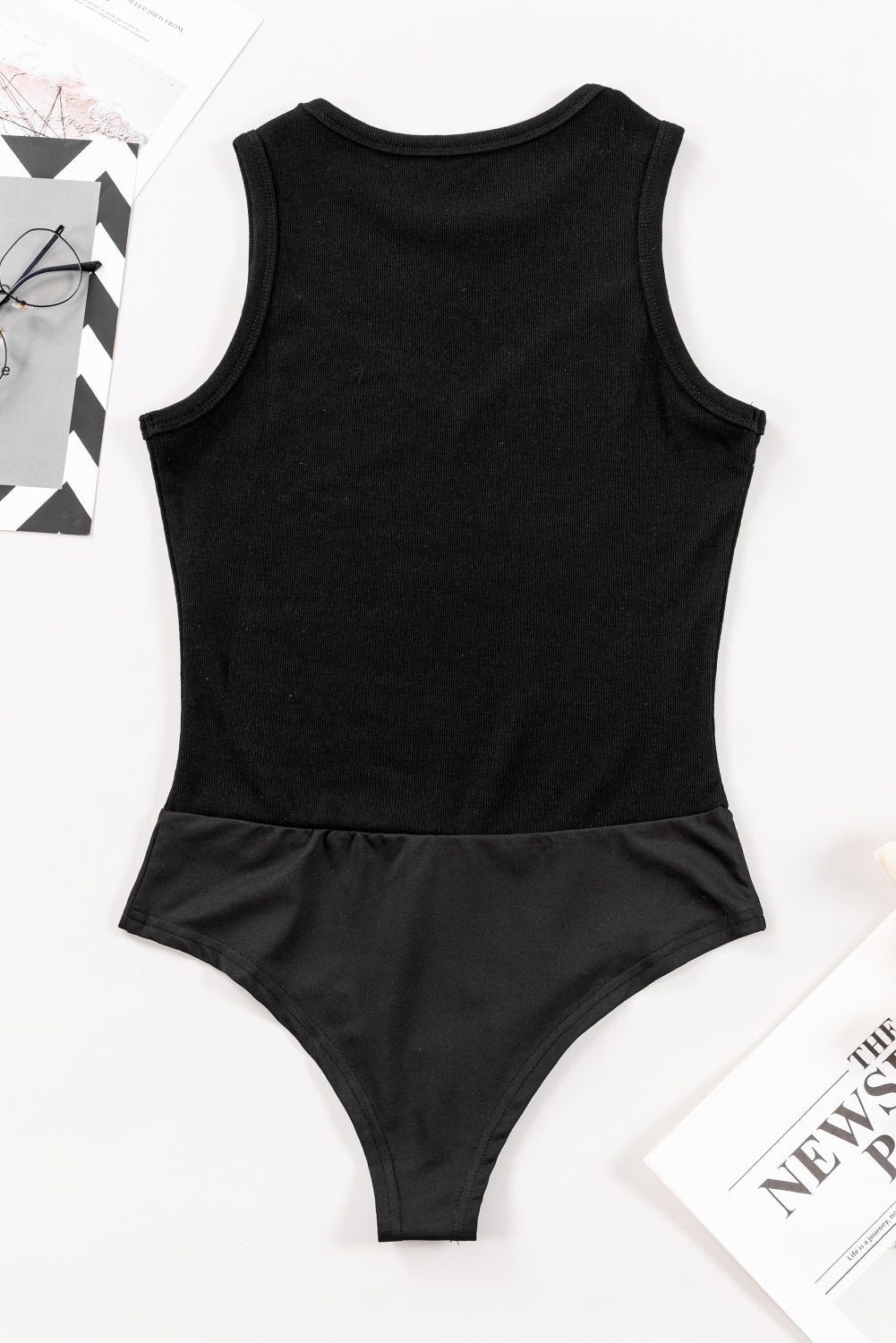 Ethereal Veil Noir Mesh Bodysuit