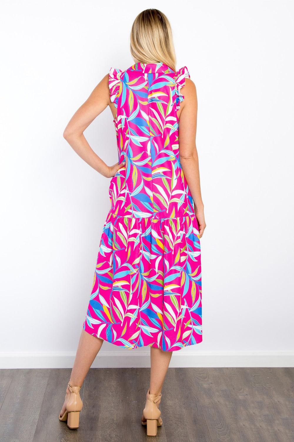 Rhapsody Ruffle Midi Dress