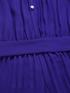 Elegant Pleat Jumpsuit in Blush