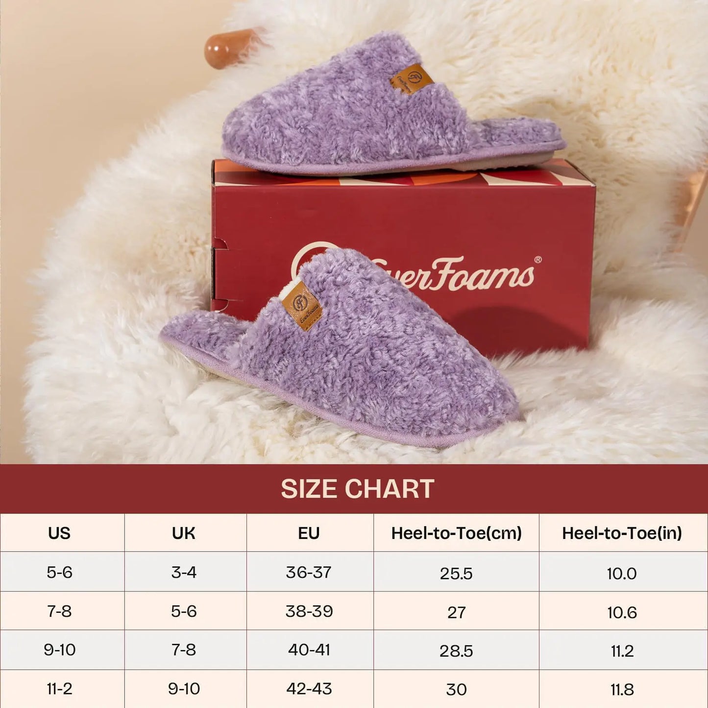 EverFoam Purple Slippers