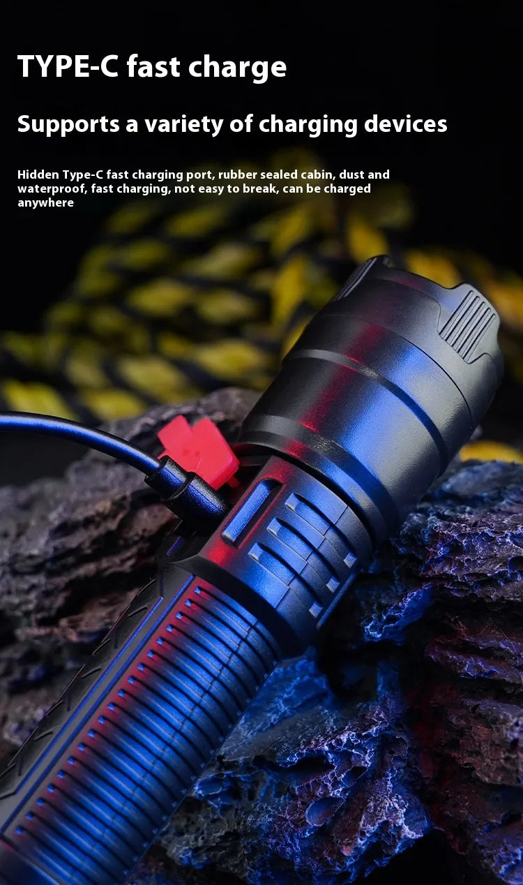 BrightBeam Rechargeable Flashlight