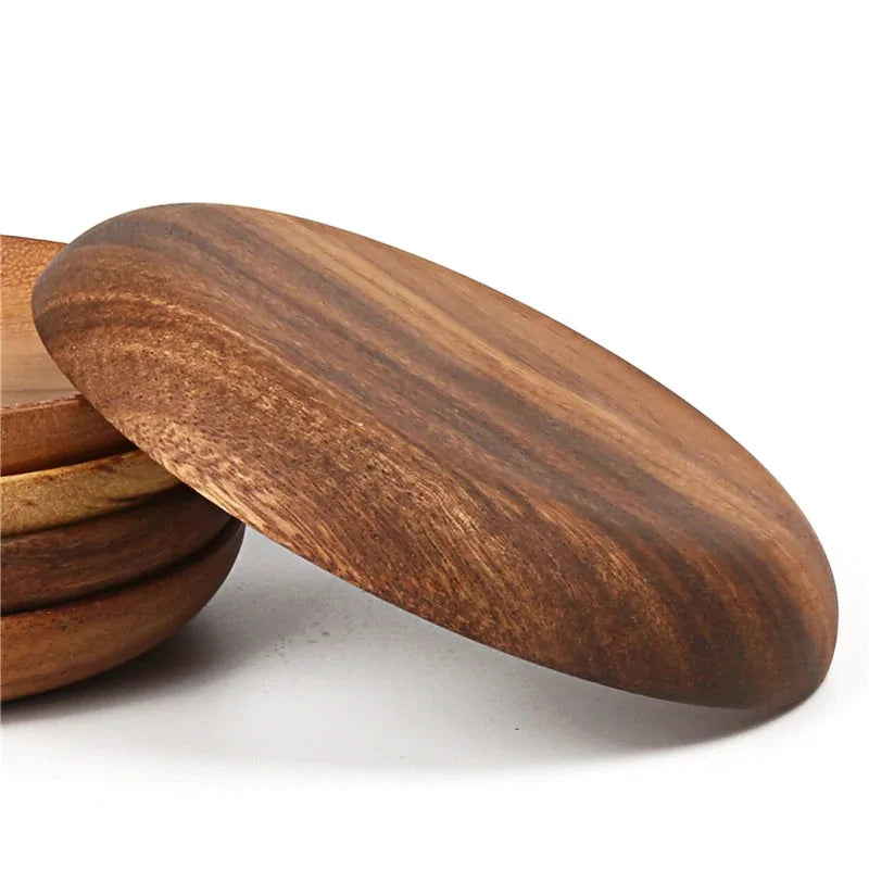 EcoChic Natural Wood Serving Plate