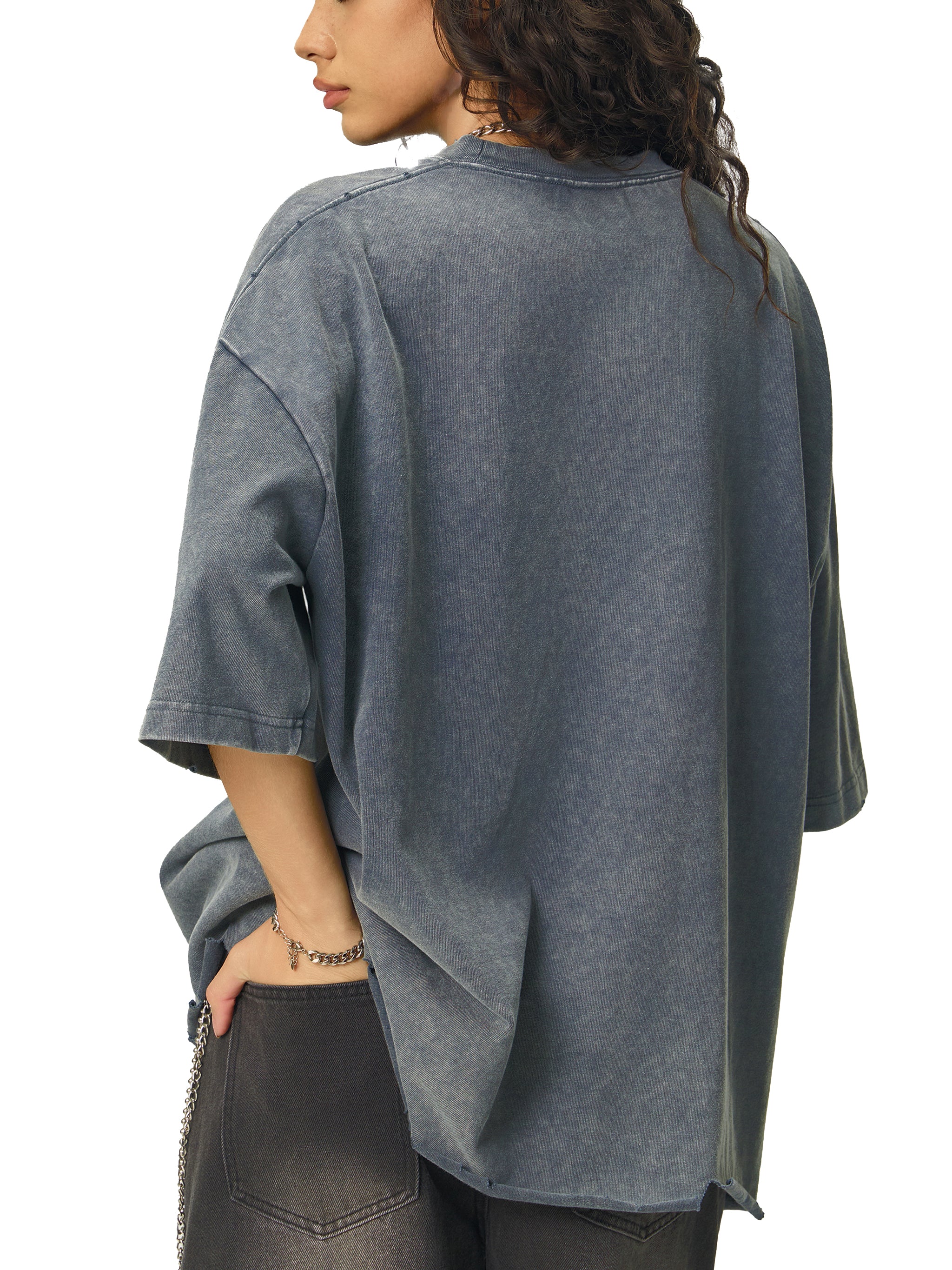 Esperanza Censurada Snow Wash Boxy T-Shirt