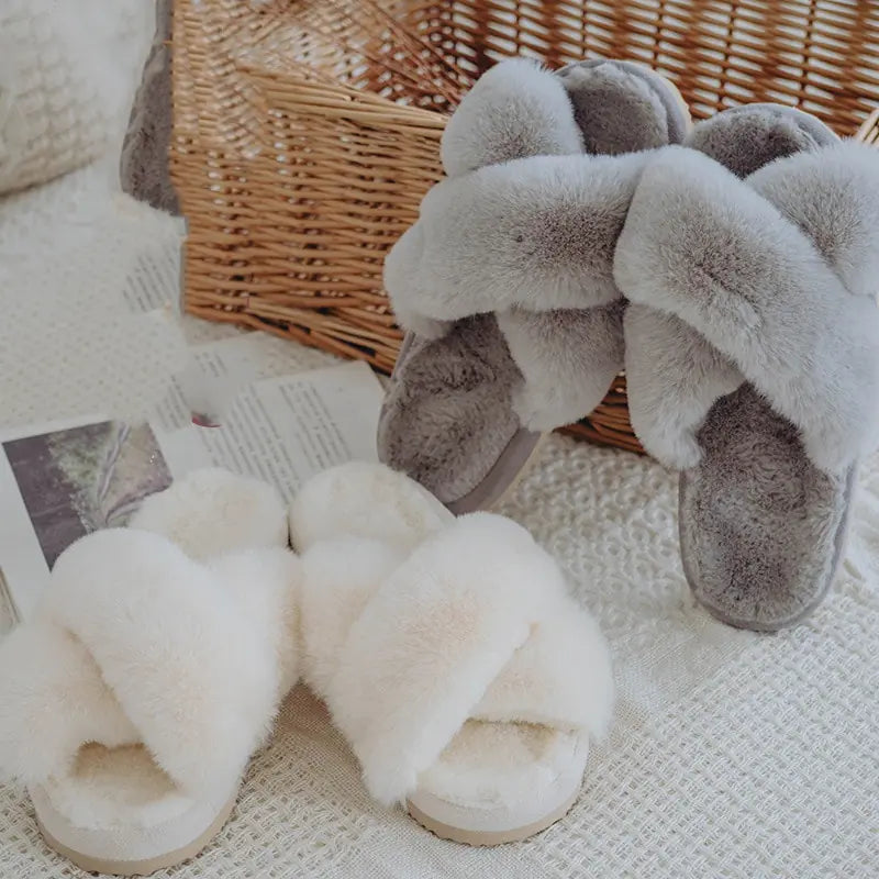 Plush Posh Fur Slippers