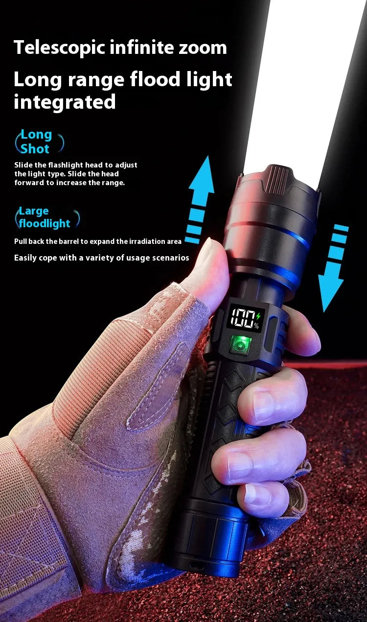 BrightBeam Rechargeable Flashlight