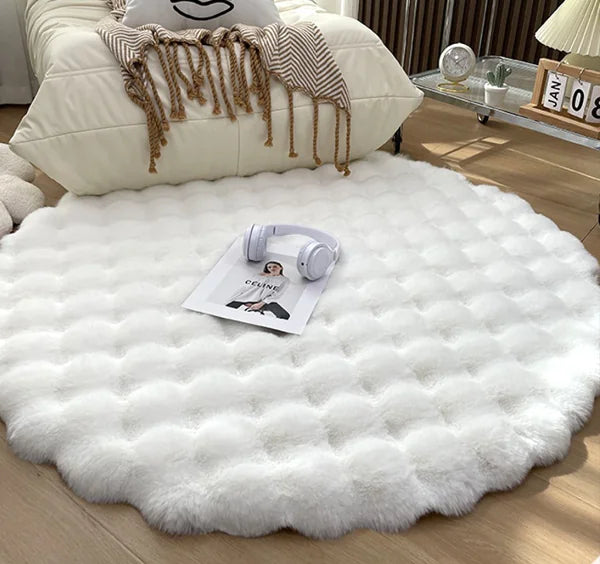 CozyCloud Round Plush Rug