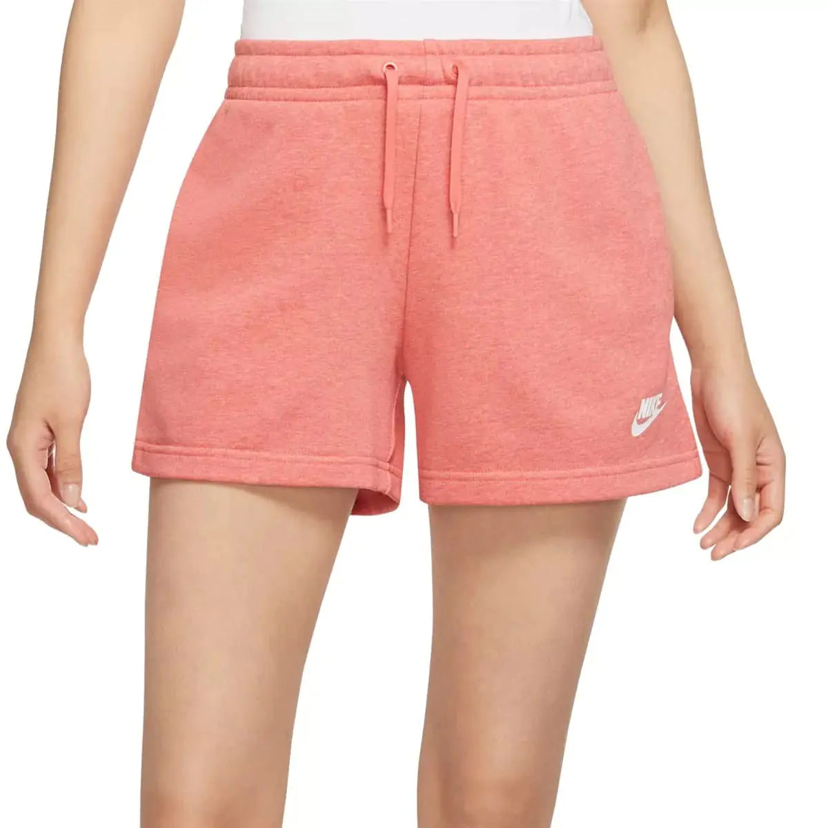 Nike Womens Sportswear Club Fleece Shorts (as1 Alpha x_l Regular Regular Magic Ember Heather/White Regular Fit)