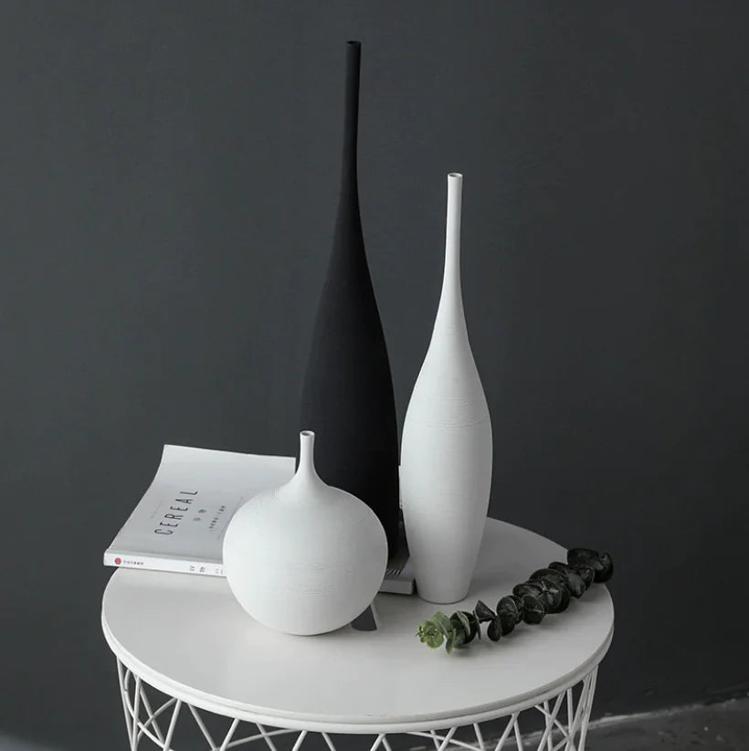 Sculpted Grace Tabletop Vase