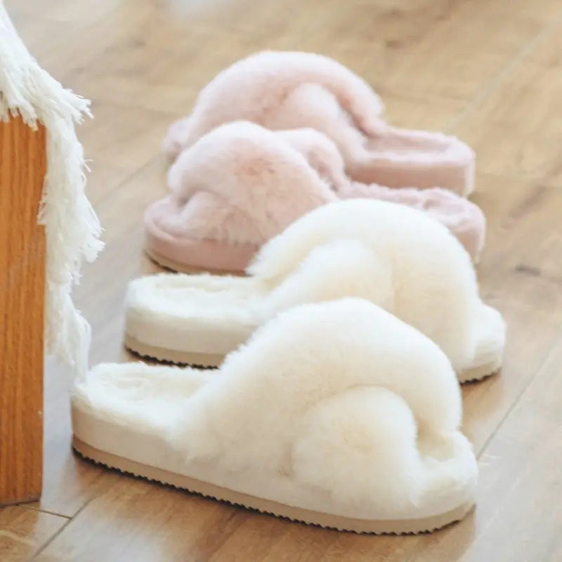 Plush Posh Fur Slippers